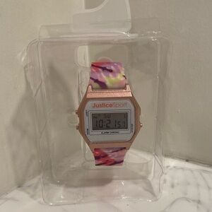 PRICE DROP❗️New in packaging Vintage 90s Justice sports watch.